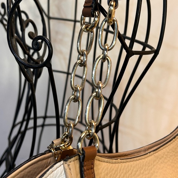 Calvin Klein Boxy Poly Two-Tone Tote Bag #H-4 - Picture 5 of 10